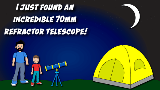 70mm Refractor Telescope - Backyard Telescopes 