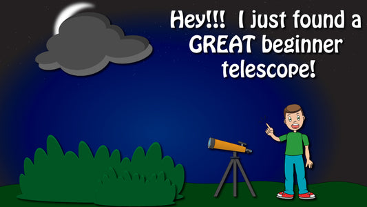 Great Beginner Telescope - 50mm Refracting Telescope