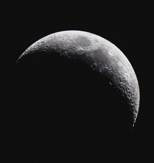Moon Through Telescope - Looking at Moon Through Telescope